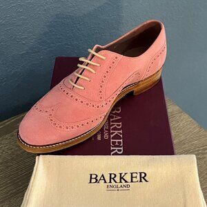 Barker Freya Pink Suede